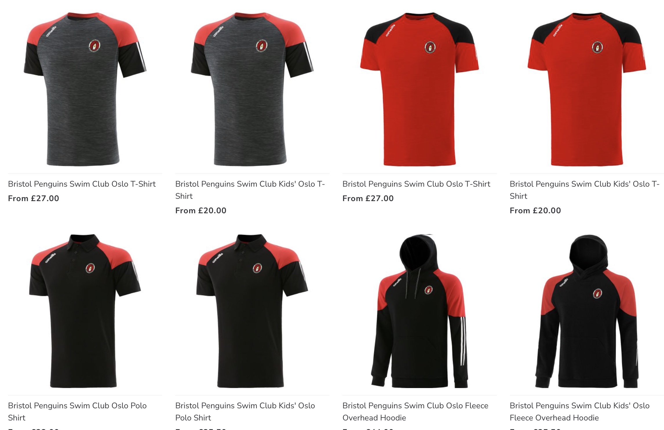 Bristol Penguin Olympic Swimming Club - Club Kit