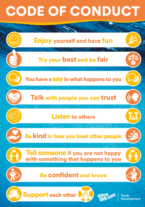 Swim Ireland Swimmer Code of Conduct